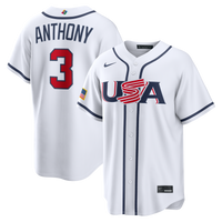 USA Baseball Roman Anthony White 2026 World Baseball Classic Home Stadium Jersey