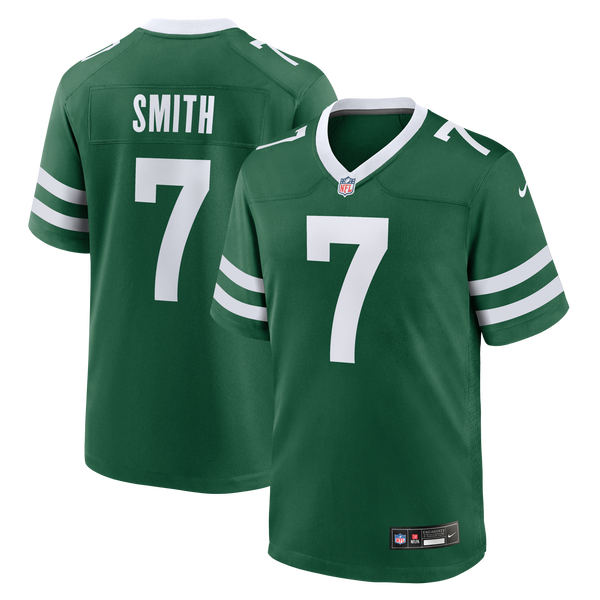 New York Jets Geno Smith Legacy Green Game Jersey
