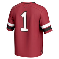 #1 Arkansas Razorbacks Lightweight Collegiate Football Fashion Jersey - Cardinal