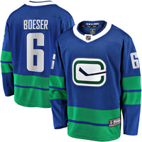 Vancouver Canucks Brock Boeser Blue Breakaway Jersey
