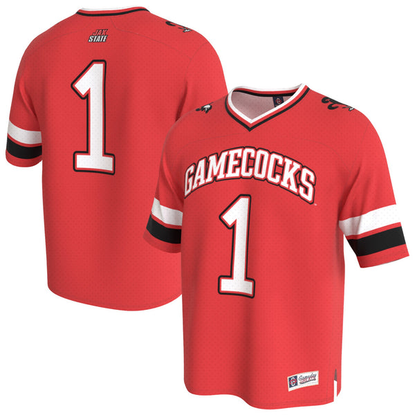 Jacksonville State Gamecocks Lightweight Collegiate Football Fashion Jersey - Red