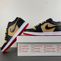 Low Top Sneakers, Black Red Brown Colorway, Lace Up Design, Casual Gift for Sneaker Fans