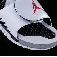 Retro Slides, White Black Colorway, Slip On Design, Casual Gift for Shoe Lovers