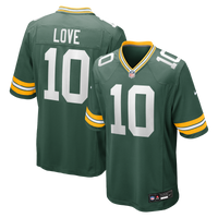 Green Bay Packers Jordan Love Green Player Game Jersey