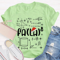 Fa La La Holiday Graphic Tee, Math Teacher Christmas T-Shirt, Humorous Math Equation Christmas Shirt, Winter Educator Present