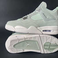 Mid Top Sneakers, Green Colorway, Lace Up Design, Casual Gift for Sneaker Fans