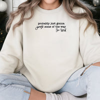 Humorous Tired Holiday Sweater, Probably Just Gonna Jingle Christmas Sweatshirt, Adorable Xmas Vacation Pullover Crewneck, Christmas Present