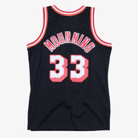 Alonzo Mourning Black Miami Heat Hardwood Classics Swingman Jersey