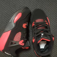 Low Top Sneakers, Red Colorway, Lace Up Design, Casual Gift for Sneaker Fans