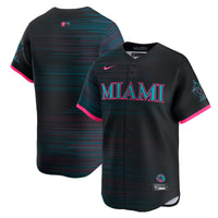 Miami Marlins Black 2025 City Connect Limited Jersey