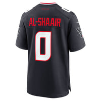 Houston Texans Azeez Al-Shaair Navy Team Game Jersey