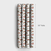 Vintage Camera Holiday Gift Wrap, Photographer Elf Christmas Wrapping Paper, Whimsical Elves Wrapping Paper, Adorable Xmas Gift Wrapping Paper
