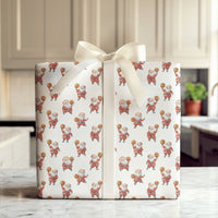 Sports Santa Claus Gift Wrap, Basketball Santa Wrapping Paper, Holiday Basketball Wrapping Paper, Retro Christmas Present Wrapping Paper