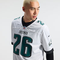 Philadelphia Eagles Saquon Barkley White Game Jersey