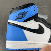 High Top Sneakers, Blue Black Colorway, Lace Up Design, Casual Gift for Sneaker Fans