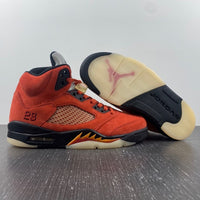 Sneakers, Orange Black Colorway, Lace Up Design, Casual Gift for Sneaker Fans
