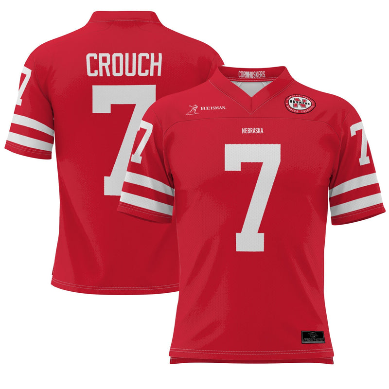Eric Crouch Nebraska Huskers Heisman Football Jersey - Scarlet
