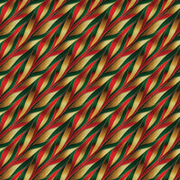 Holiday Ribbon Gift Wrap, Metallic Geometric Wrapping Paper, Yuletide Gleam Present Paper, Luxury Christmas Gift Wrap, Festive Wrap Roll