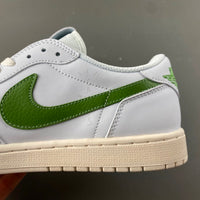 Low Top Sneakers, White Green Colorway, Reverse Hook Design, Lace Up Design, Casual Gift for Sneaker Fans