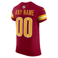 Washington Commanders Burgundy Team Elite Custom Jersey