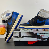 High Top Sneakers, Blue White Black Purple Colorway, Lace Up Design, Casual Gift for Sneaker Fans