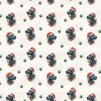Santa Hat Dog Gift Wrap, Great Dane Christmas Wrapping Paper, Festive Puppy Present Wrap, Holiday Gentle Giant Dog Lover Present Packaging Roll