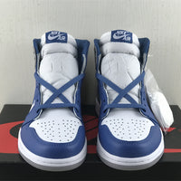 High Top Sneakers, Blue Colorway, Lace Up Design, Casual Gift for Sneaker Fans
