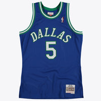 Dallas Mavericks Jason Kidd 1997 Hardwood Classics Road Swingman Jersey - Royal