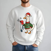Humorous Christmas Nurse Sweatshirt, Silly Goose Nurse Sweatshirt, Medical Crewneck, Blood Pressure Cuff Holiday Sweater, Nursing Student Present