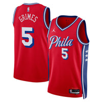 Philadelphia 76ers Statement Edition Swingman Jersey - Red - Quentin Grimes