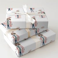 Female Physician Wrapping Paper, Doctor Christmas Wrapping Paper, Healthcare Worker Gift Wrap, Medical Professional Xmas Wrapping Paper