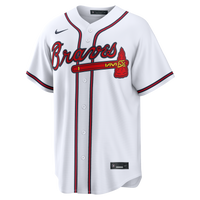 Atlanta Braves Grant Holmes White Home Replica Jersey