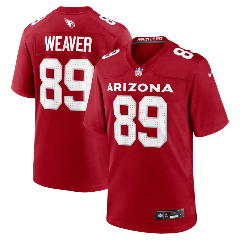 Arizona Cardinals Xavier Weaver Cardinal Team Game Jersey