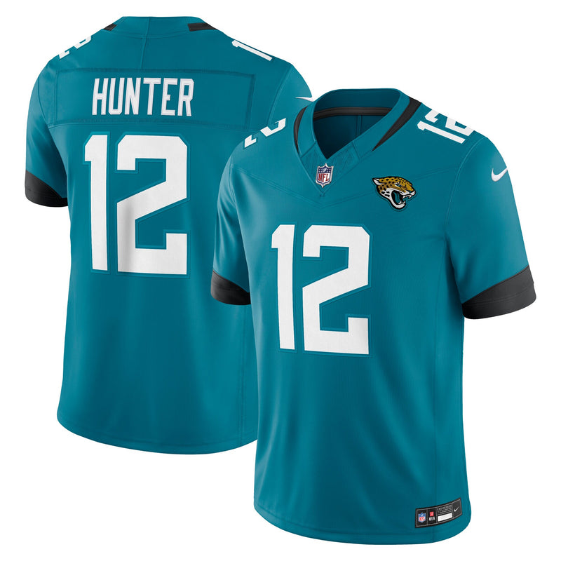 Jacksonville Jaguars Travis Hunter Teal Team Stitched Limited Jersey
