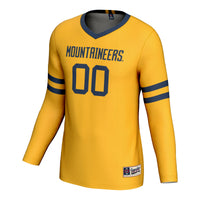 West Virginia Mountaineers NIL Pick-A-Player Lightweight Volleyball Jersey - Gold