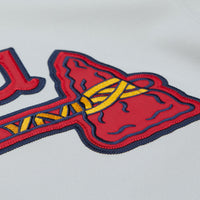 Atlanta Braves Greg Maddux Gray 1995 Throwback Authentic Jersey