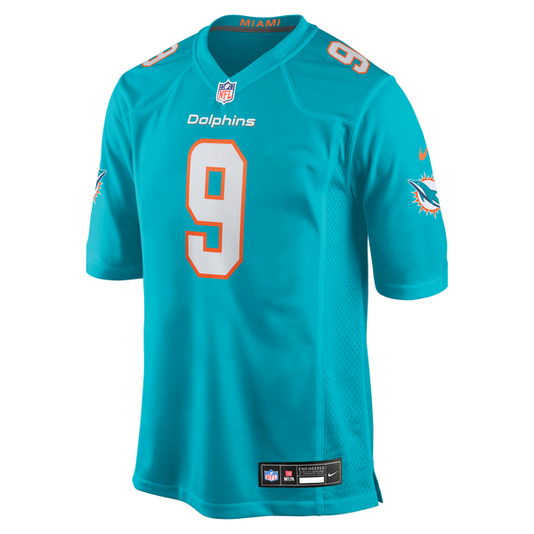 Miami Dolphins Ifeatu Melifonwu Aqua Team Game Jersey