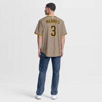 San Diego Padres Jackson Merrill Sand Alternate Replica Jersey