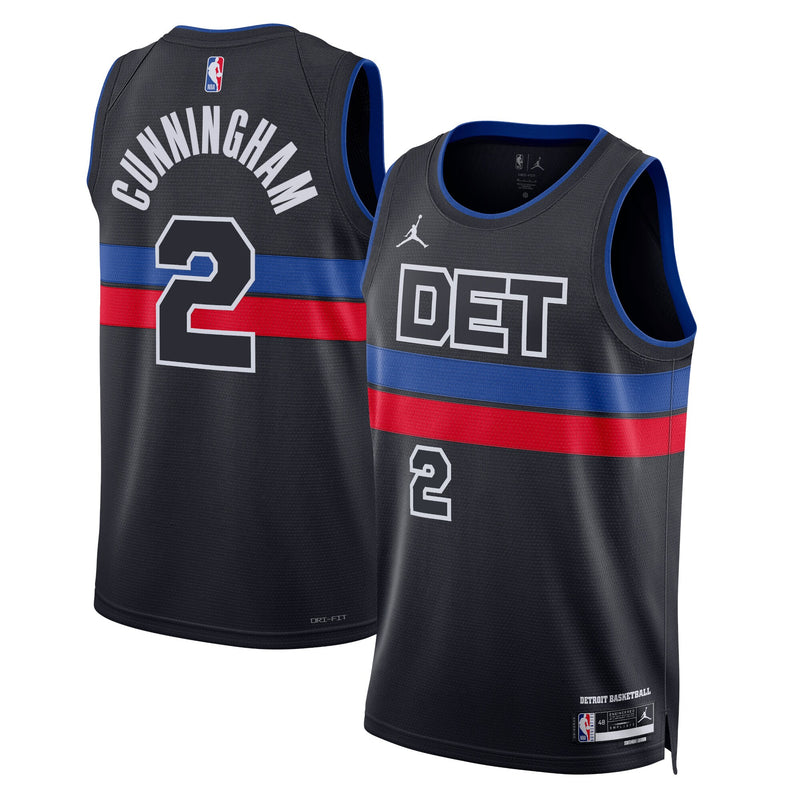Detroit Pistons Statement Edition Swingman Jersey - Blue - Cade Cunningham
