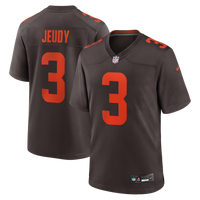 Cleveland Browns Jerry Jeudy Brown Alpha Dawg Game Jersey