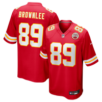 Kansas City Chiefs Jason Brownlee Red Team Game Jersey
