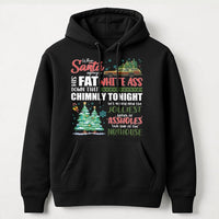 Retro Holiday Quote Sweatshirt, Humorous Christmas Movie Hoodie, Nostalgic Xmas Film Pullover Hoodie, Winter Movie Night Hooded Sweatshirt