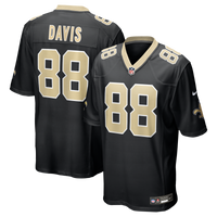 New Orleans Saints Shaquan Davis Black Game Jersey