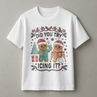 Gingerbread Icing Pun Tee, Physical Therapy Christmas T-Shirt, Humorous PT Holiday Shirt, Physical Therapist Christmas Shirt, PTA Xmas Present