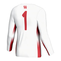 #1 Houston Cougars Lightweight Volleyball Jersey - White