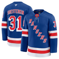 New York Rangers Igor Shesterkin Blue Home Premium Jersey