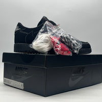 Low Top Sneakers, Black Colorway, Reverse Hook Design, Lace Up Design, Casual Gift for Sneaker Fans
