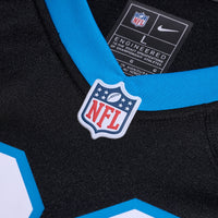 Carolina Panthers David Moore Black Game Jersey