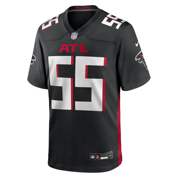 Atlanta Falcons John Abraham Black Game Retired Player Jersey