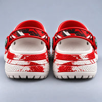 OSU Scarlet and White - Block O in Distressed Contrast